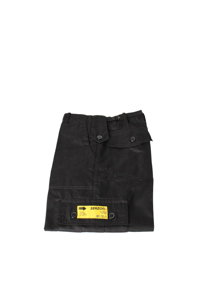 "LIGHTNING" BLACK CARGO PANTS